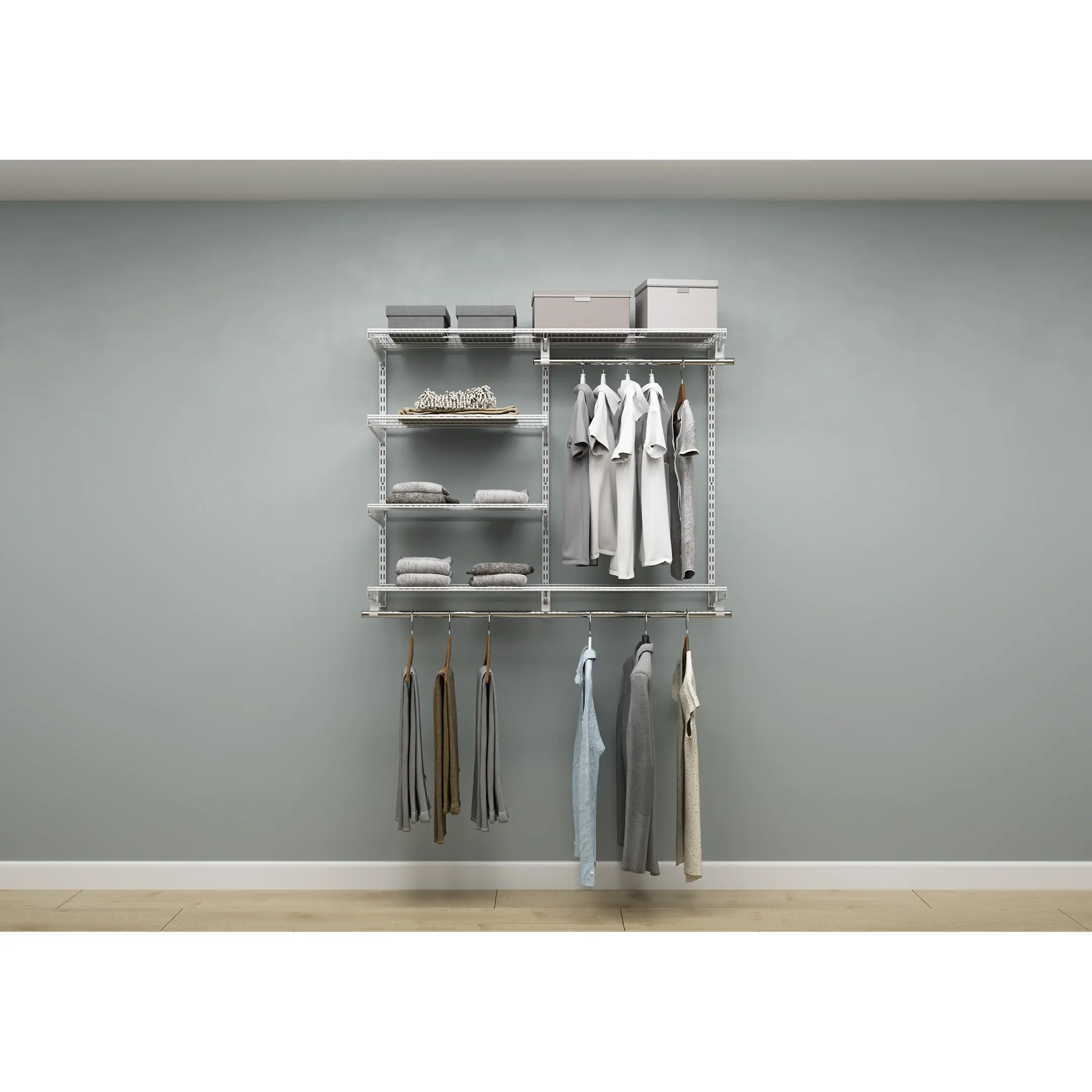 гардеробная система практик home прихожая light 5 белая