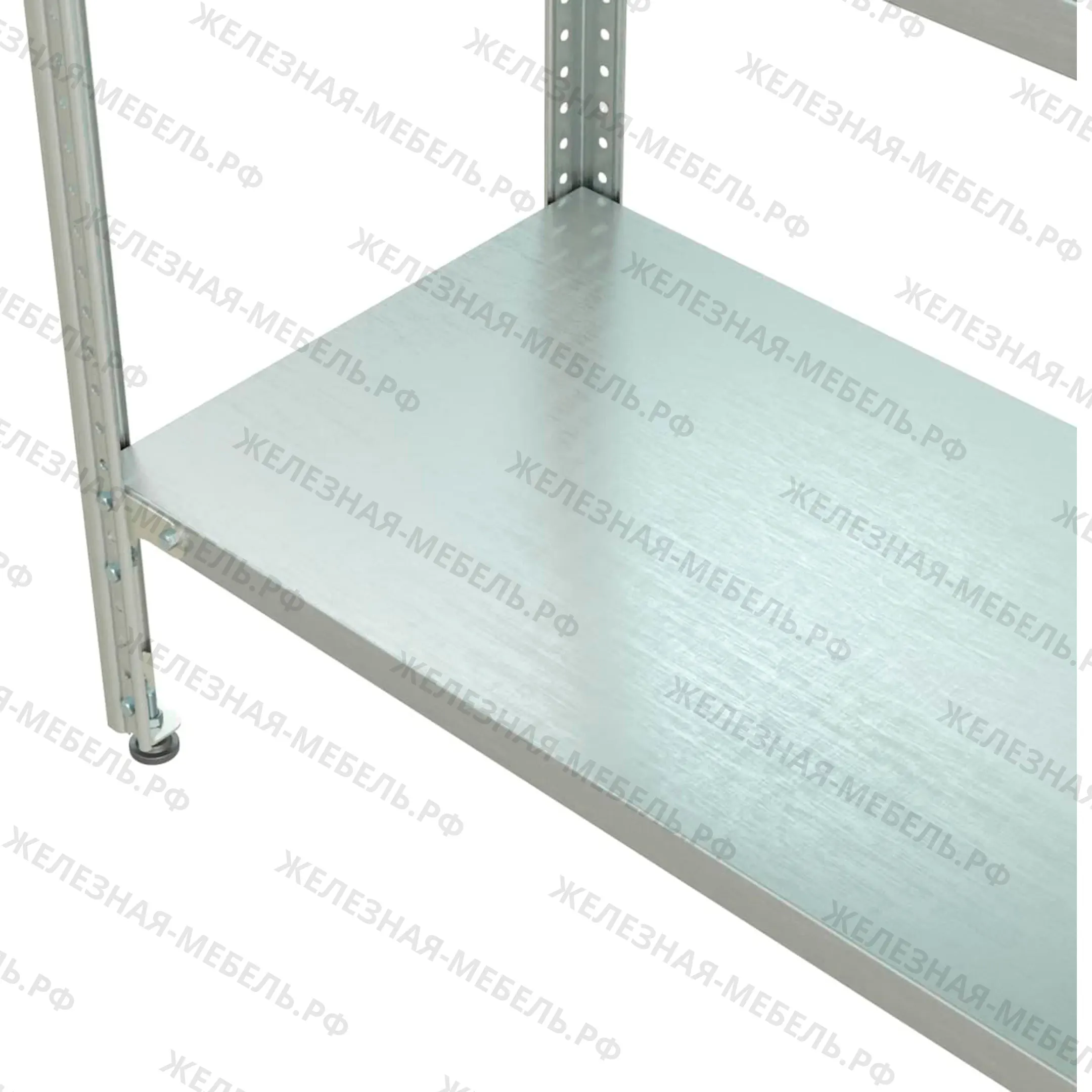 стеллаж полочный сплп «profi inox» 1800х1000х500 со сплошной полкой (нерж.сталь)