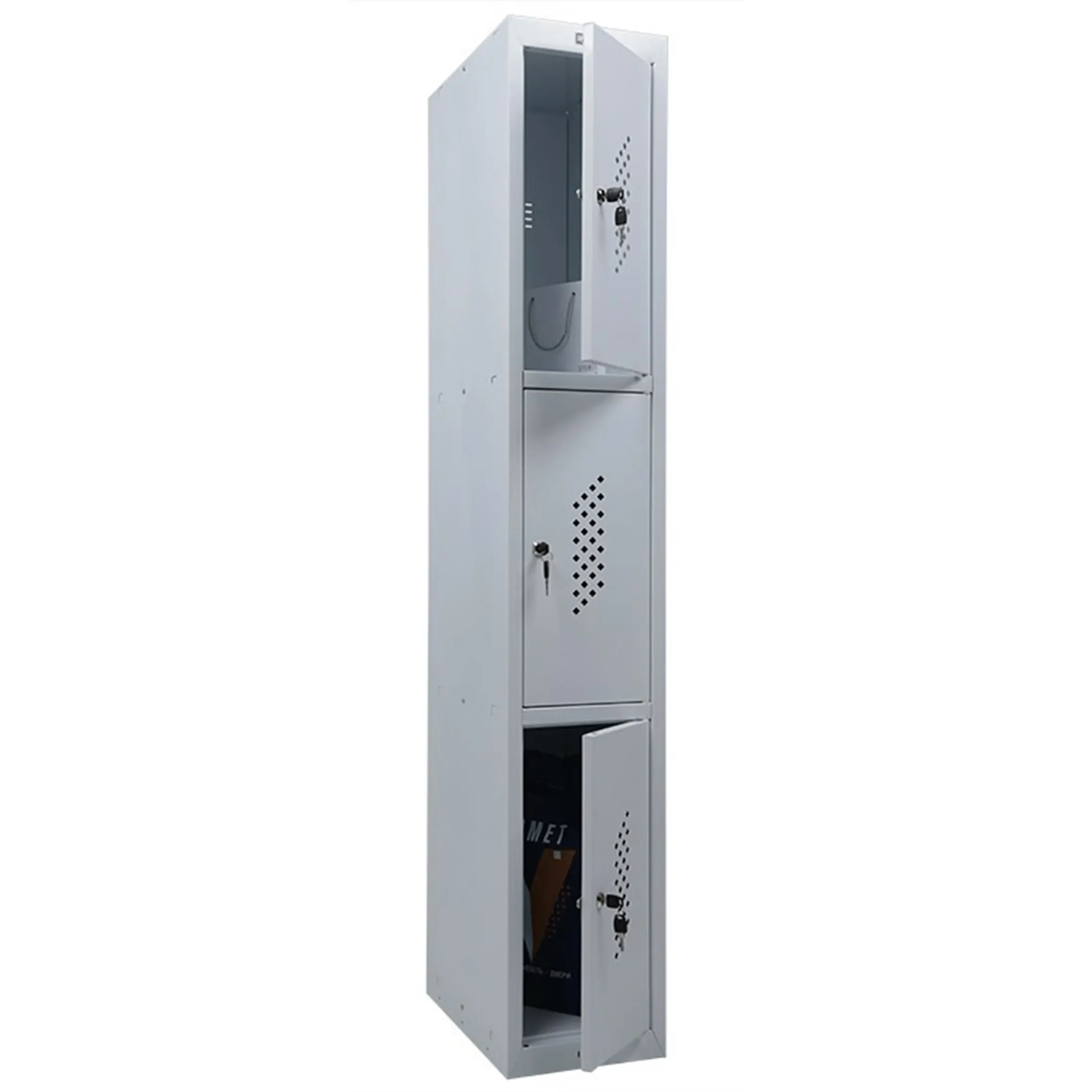 шкаф для раздевалок практик усиленный ml 13-30 (базовый модуль)