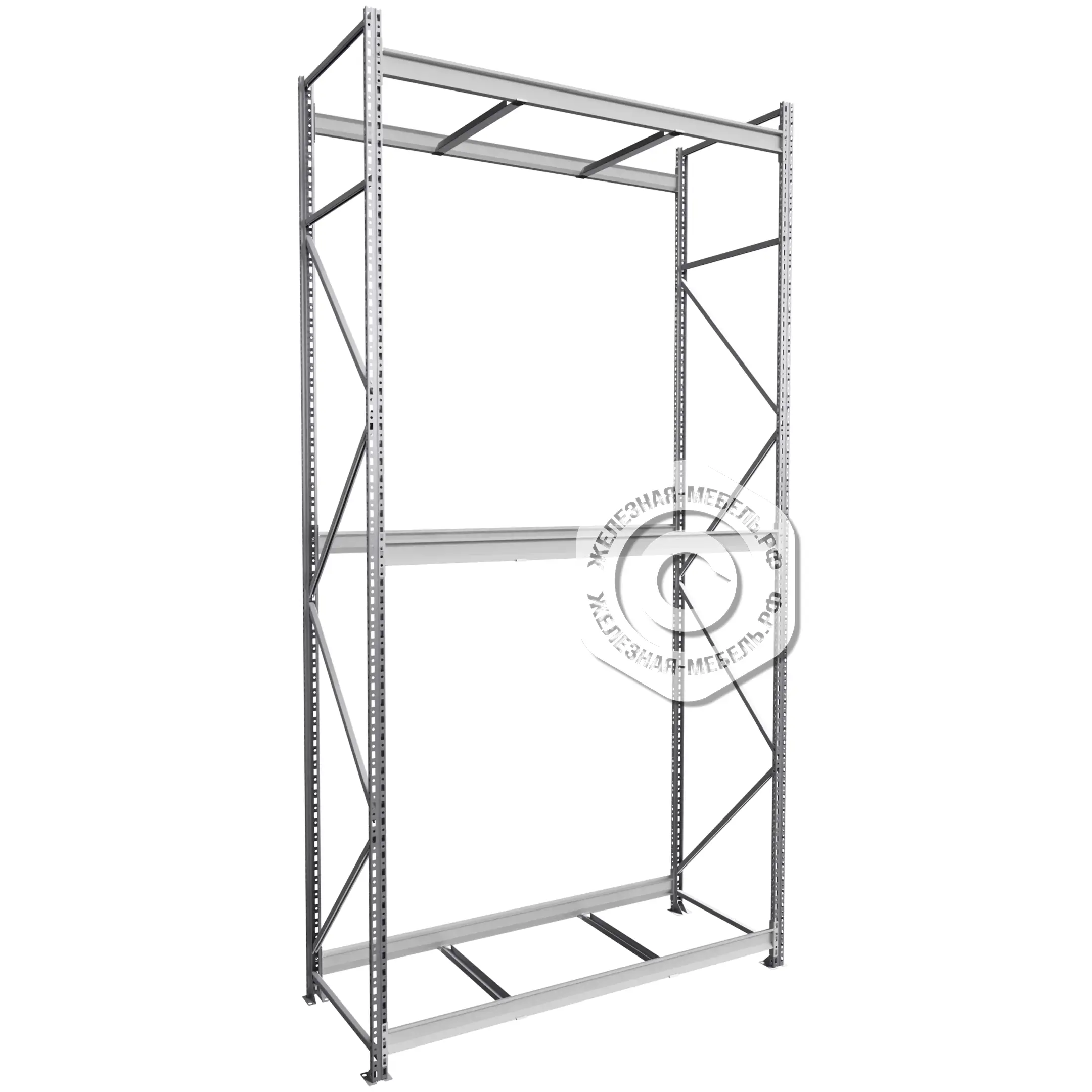 стеллаж ms pro z 3000х1500х600 (3 яруса без настила)