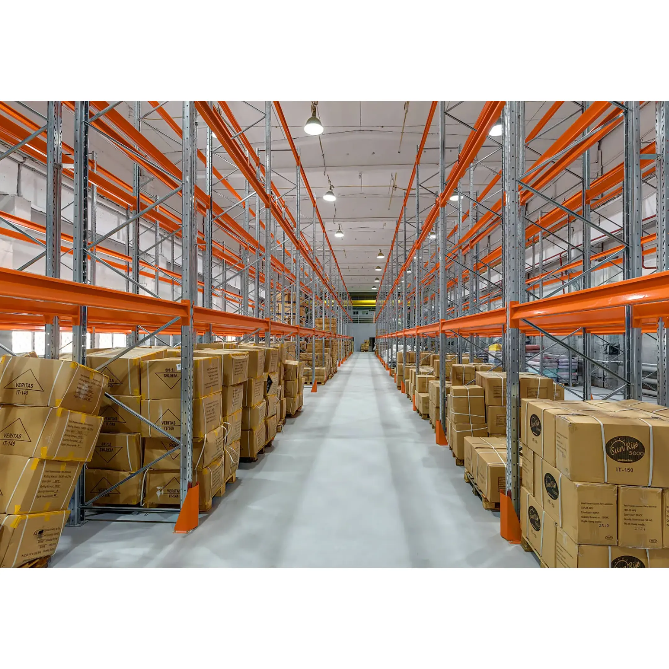 стеллаж паллетный 3500х1800х1100 мм, 2 яруса (балка сетп 1800/1300 паллетная)