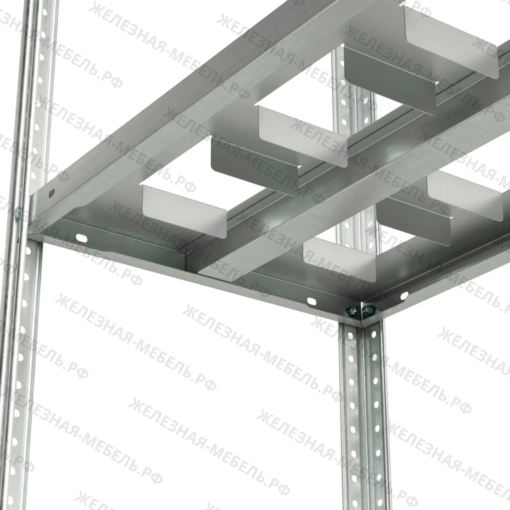 стеллаж полочный сплп «profi inox» 1800х1000х500 со сплошной полкой (нерж.сталь)