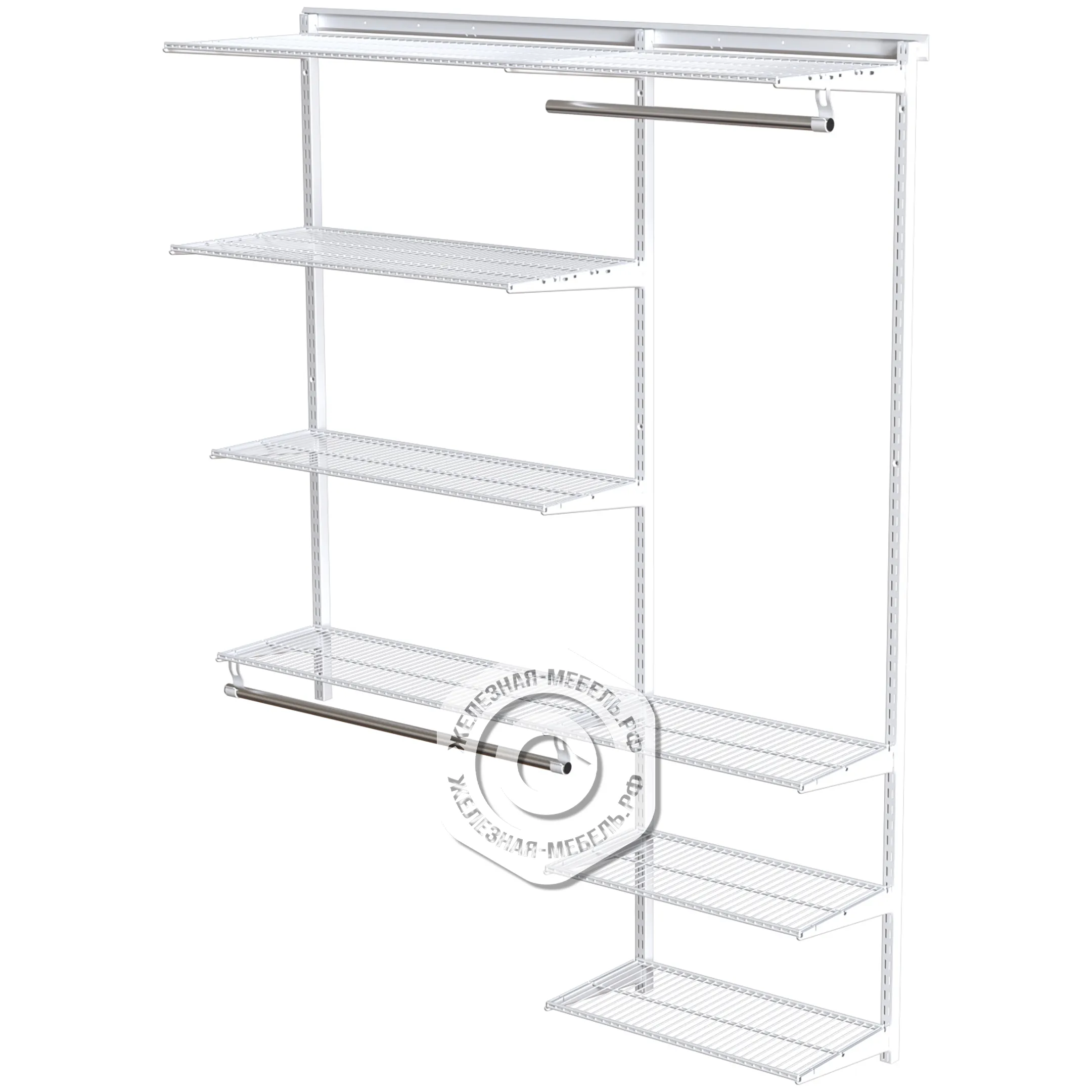 гардеробная система практик home прихожая light 6 белая