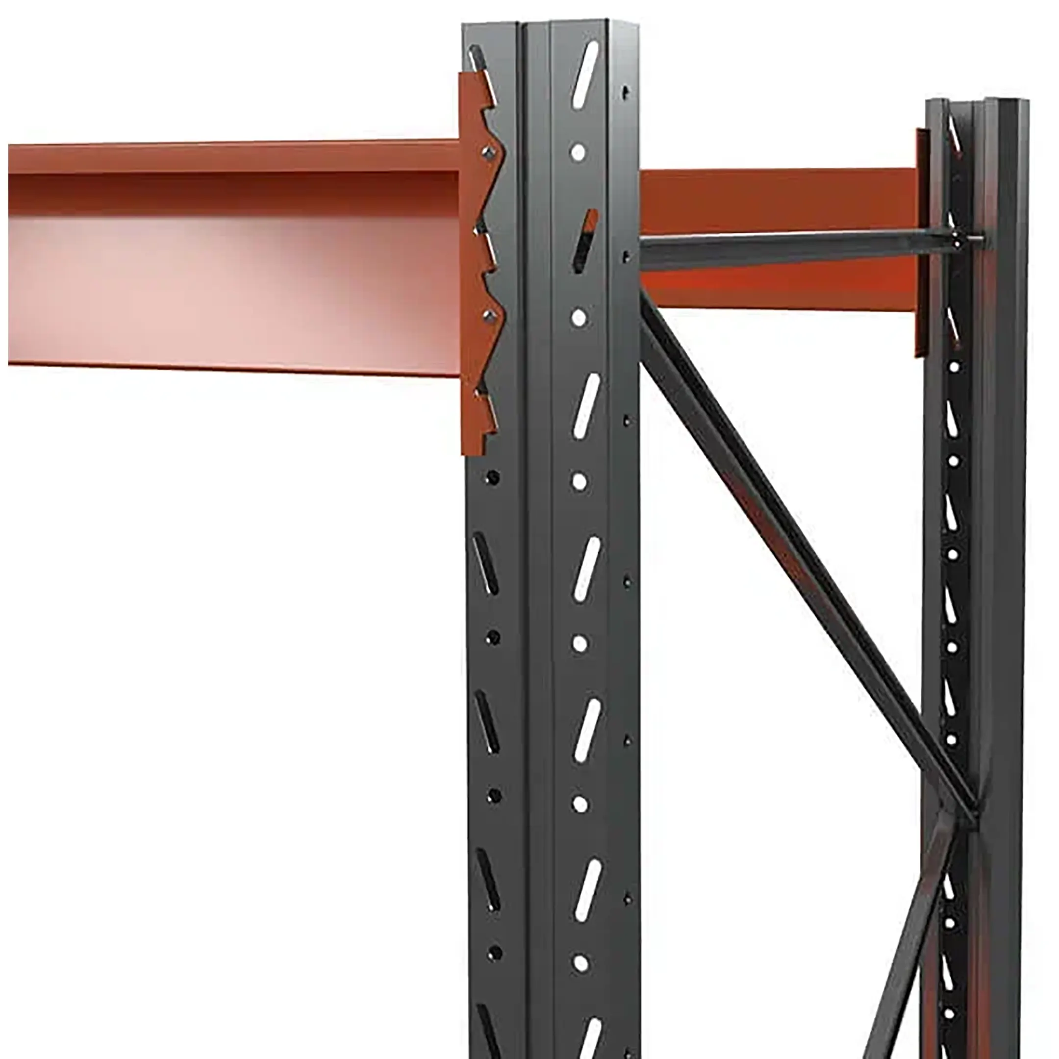 стеллаж паллетный 3500х1800х1100 мм, 2 яруса (балка сетп 1800/1300 паллетная)