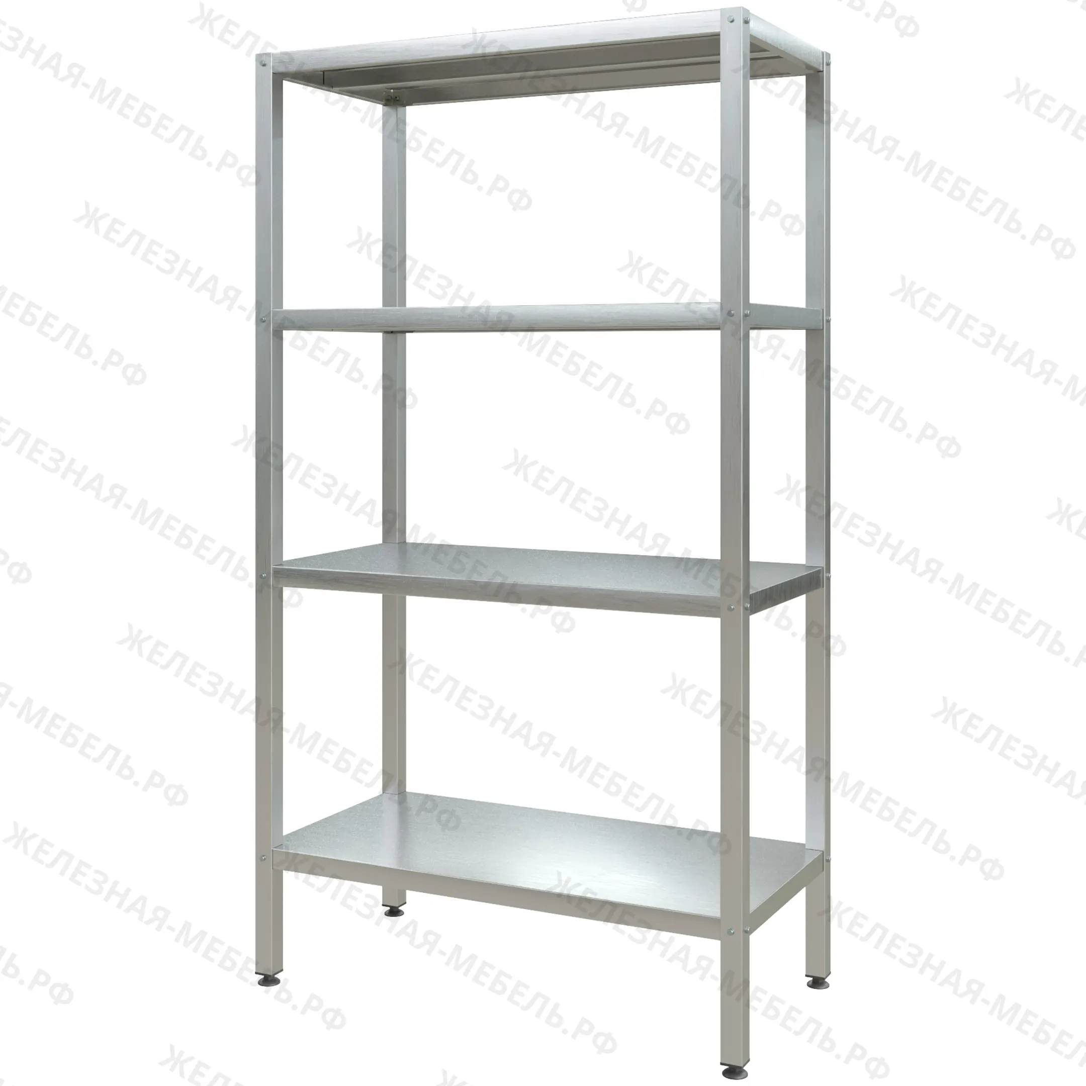 стеллаж полочный сплп «profi inox» 1800х1000х500 со сплошной полкой (нерж.сталь)