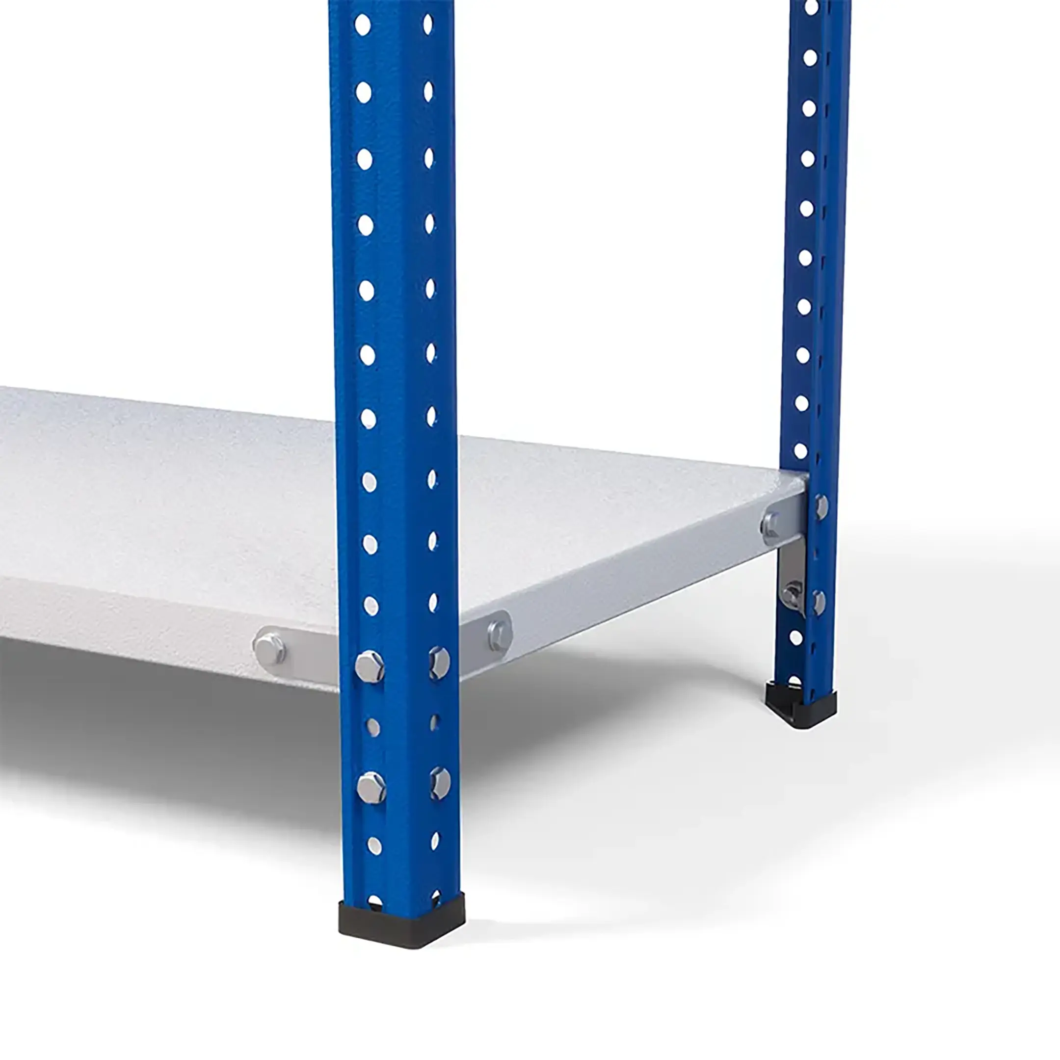 стеллаж металлический тс лайт 2500х1000х400 (6 полок) синие стойки